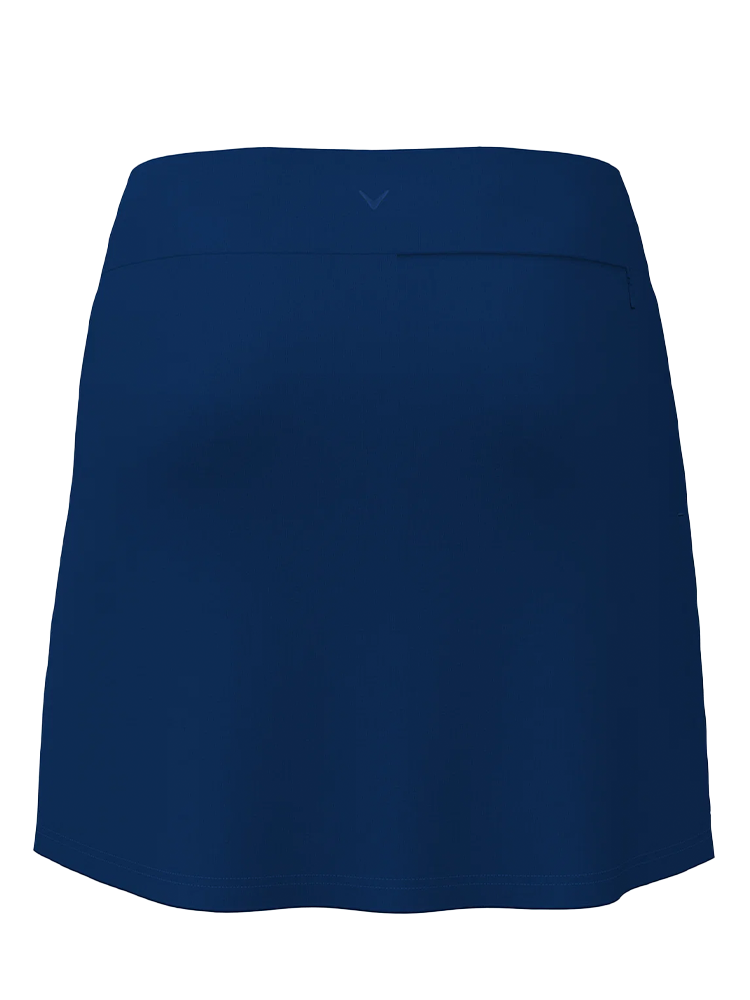 Callaway Floral Printed Wrap Skort Blue Depths – boční pohled ukazující zavinovací design