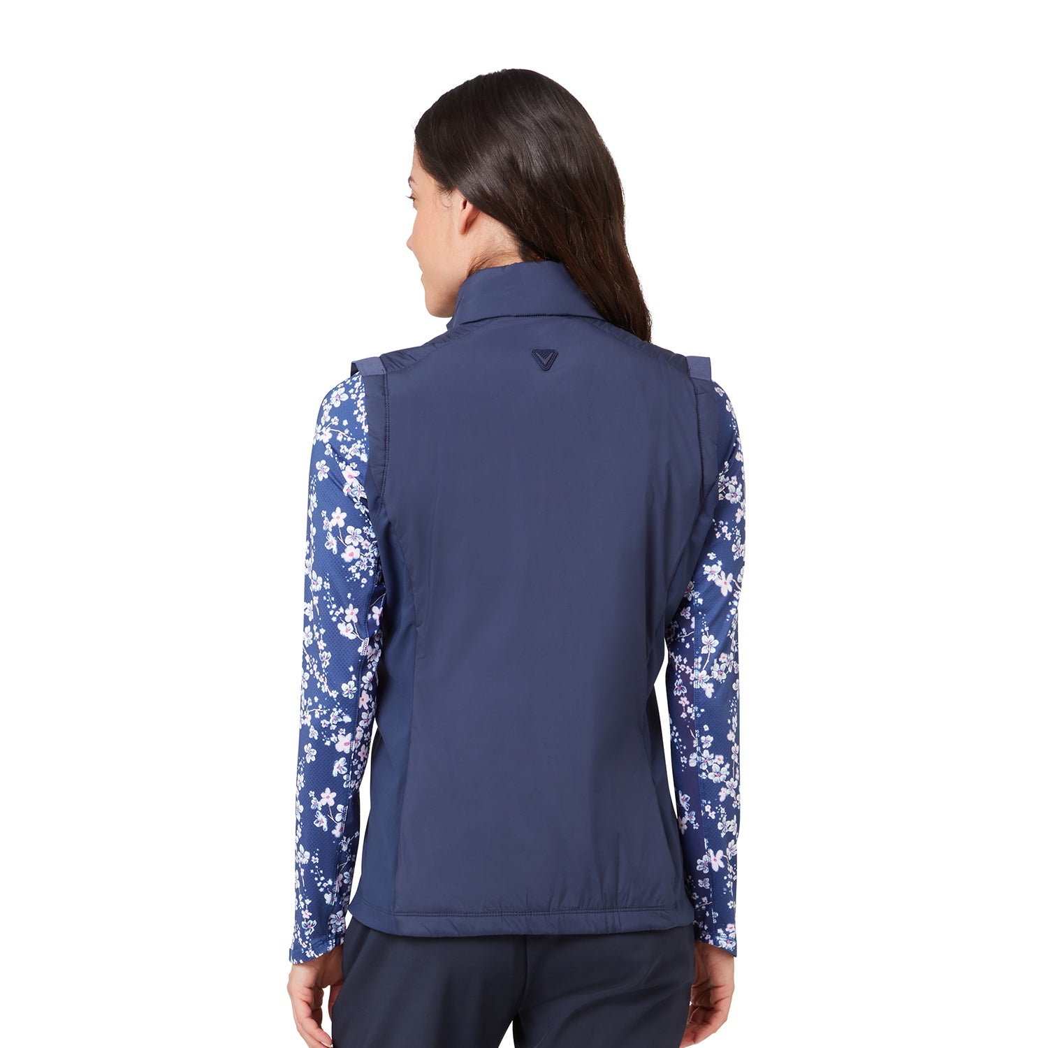 Callaway Ladies Lightweight Primaloft Gilet Peacoat &mdash; detail bočního strečového panelu