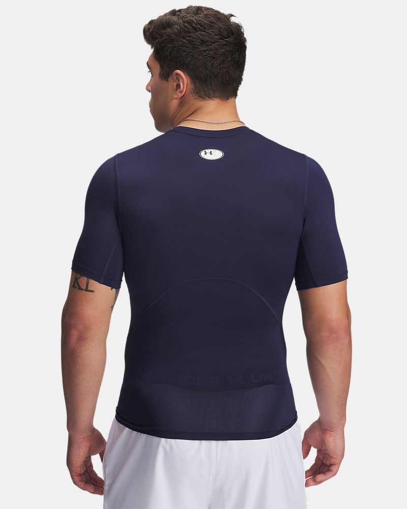 Under Armour HeatGear Compression Top – Zadní pohled ukazující síťované panely