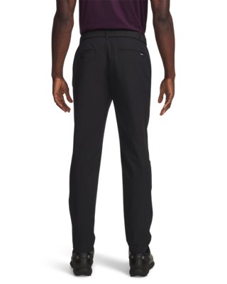 Under Armour UA Matchplay Tapered Pants – back view, black/white