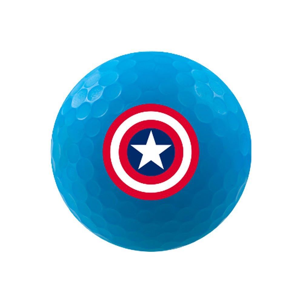 Modrý golfový míček Captain America Volvik Vimat