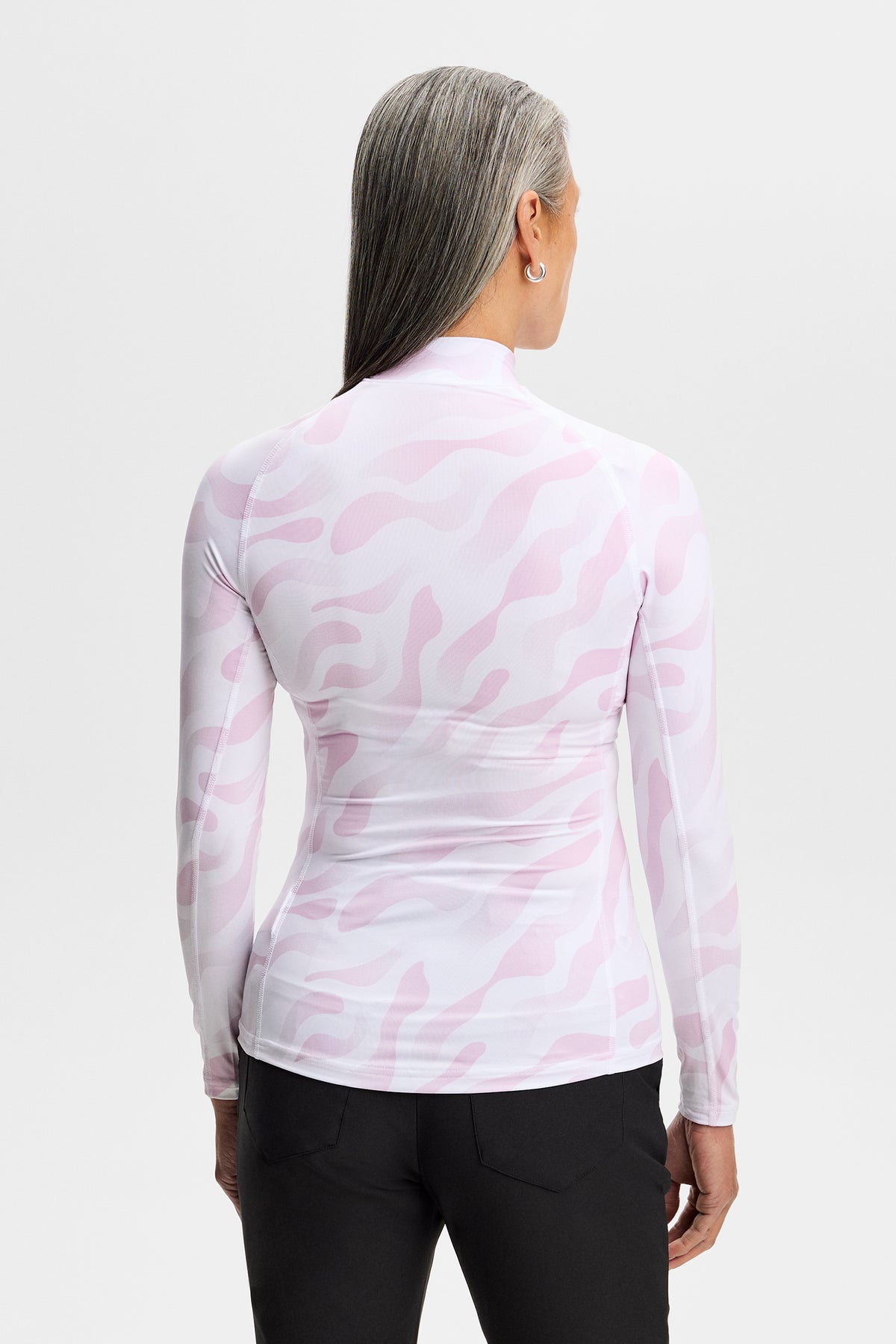 J.Lindeberg Ella Print Compression Top – detail odvádění vlhkosti
