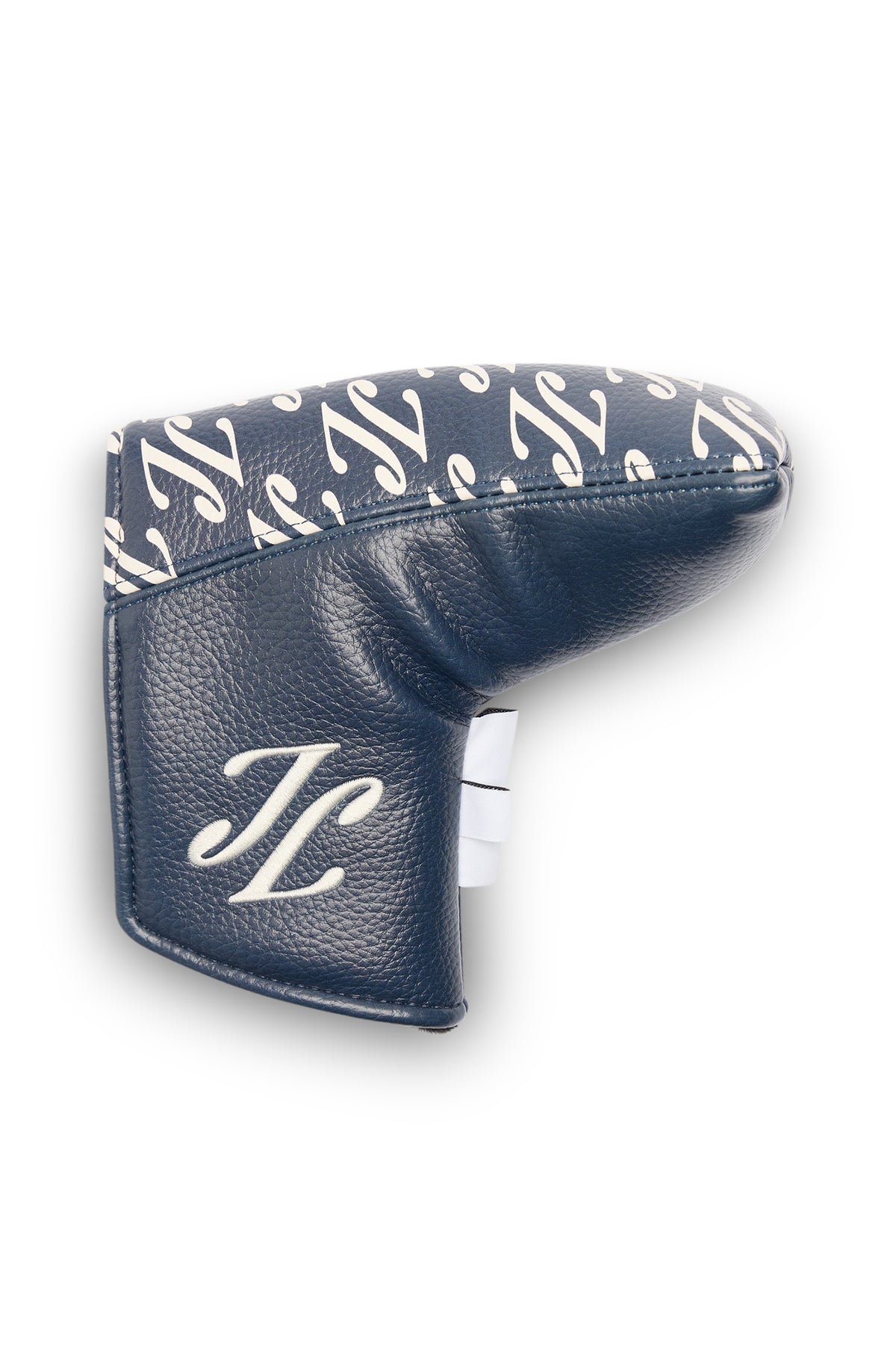J.Lindeberg Blade Putter Cover Print Cardi Ligature Navy &ndash; přední pohled