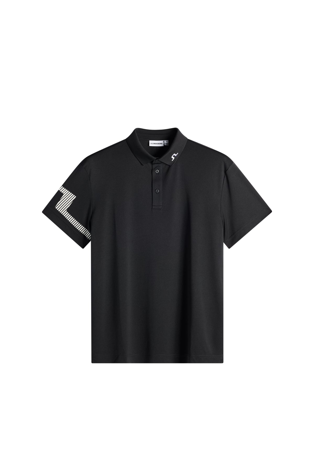J.Lindeberg Heath Polo Black – přední pohled na hřišti