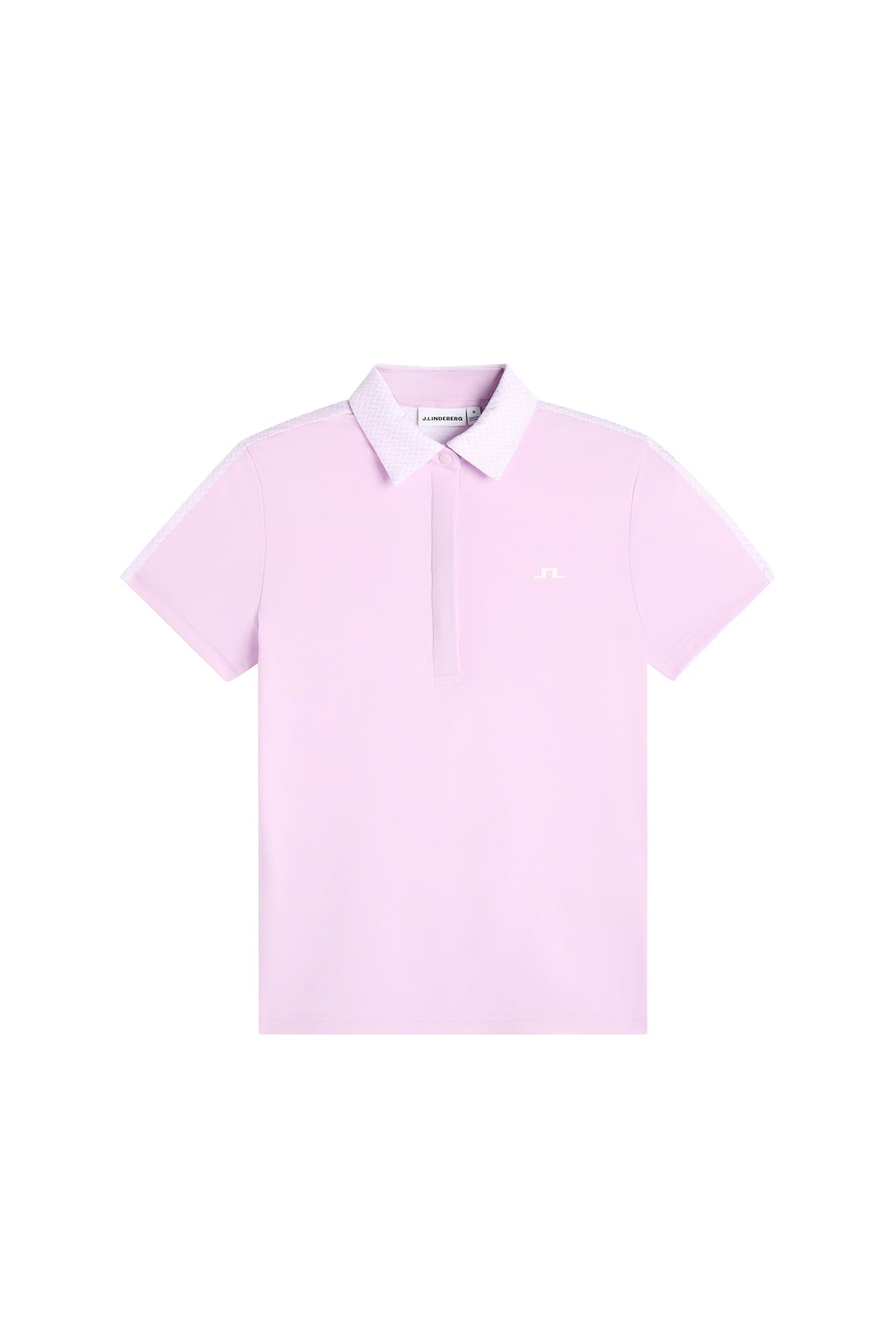 J.Lindeberg Cara Polo Print Kytice orchidejí – pohled zepředu a střih