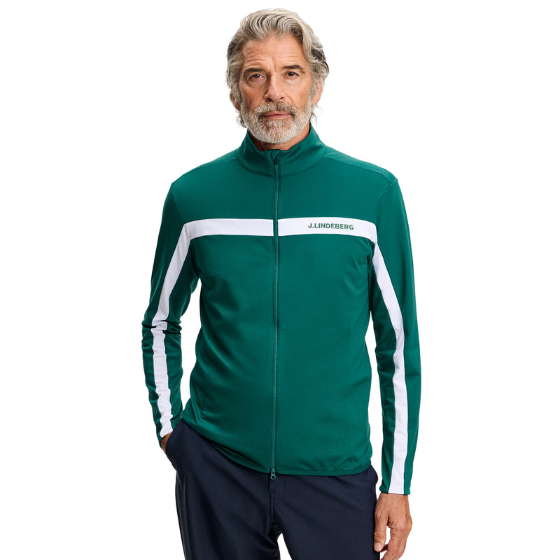 J.Lindeberg Jarvis Mid Layer Jacket Forest Biome – přední pohled