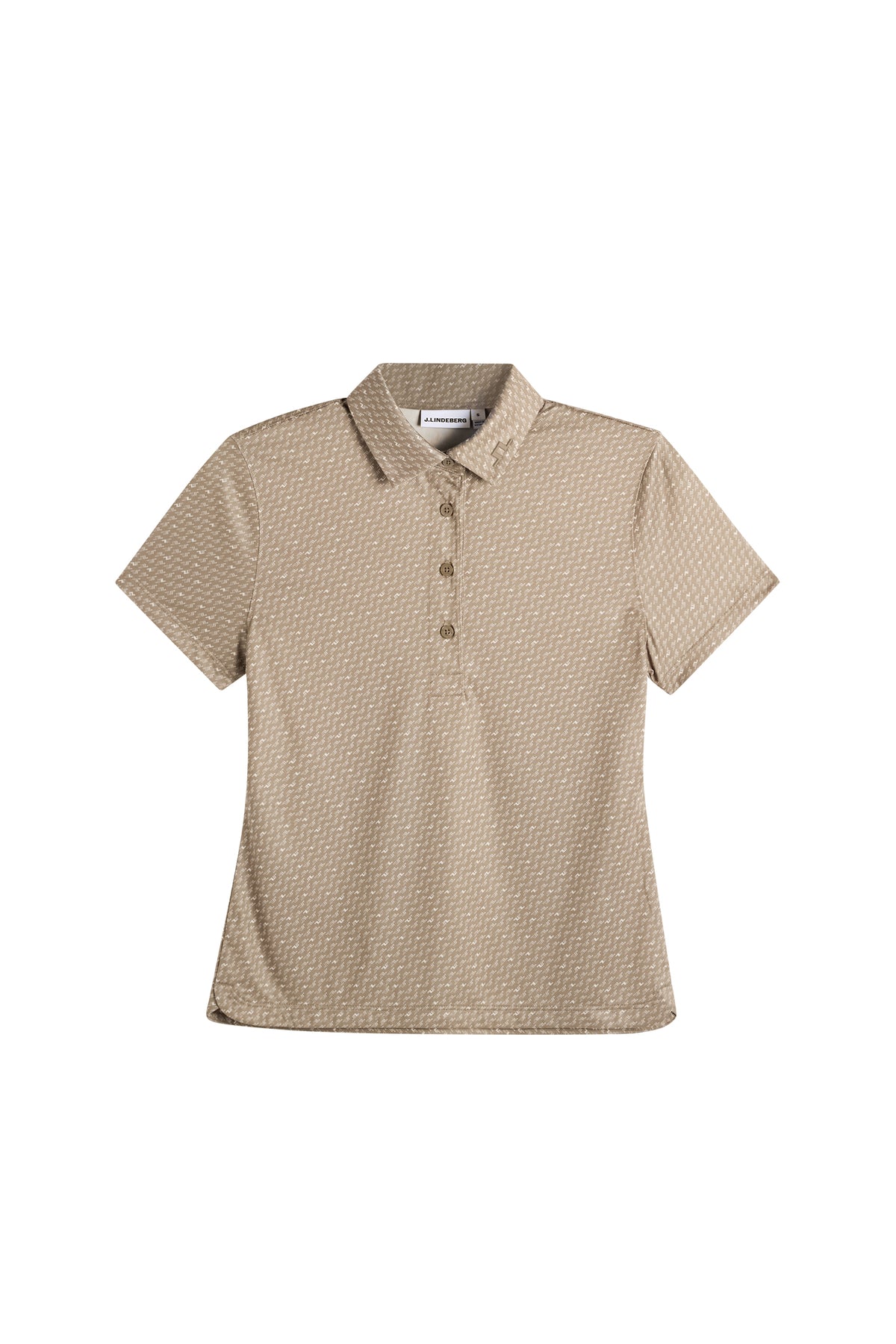 J.Lindeberg Caitlyn Polo Bias Bridge Micro Brindle Moon – přední pohled