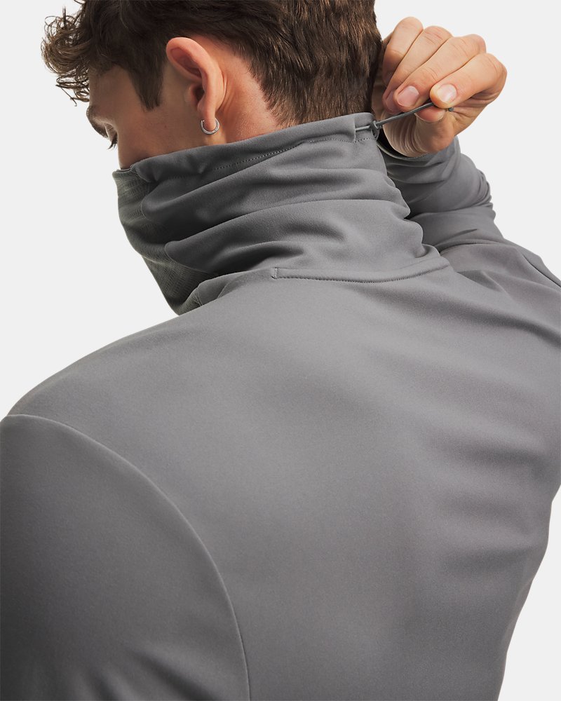 Under Armour Drive Funnel Neck – detail látky, dvojitě pletený broušený flís