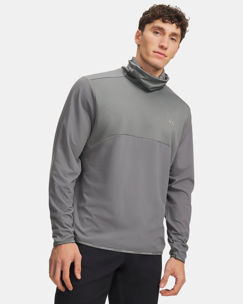 Under Armour Drive Funnel Neck – přední pohled, hliněná zelená
